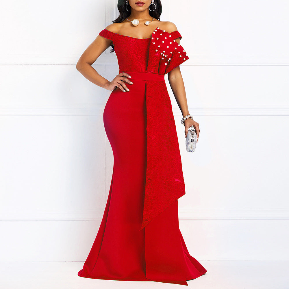 European and American Evening Bridesmaid Dress, Elegance Couture