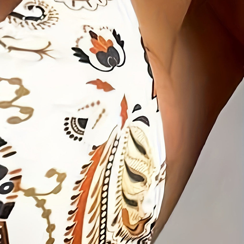 Women’s Digital Print Strap One Piece Swimsuit, Elegance Couture