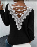 Y2K Backless V-Neck Cashmere Sweater for Women, Elegance Couture