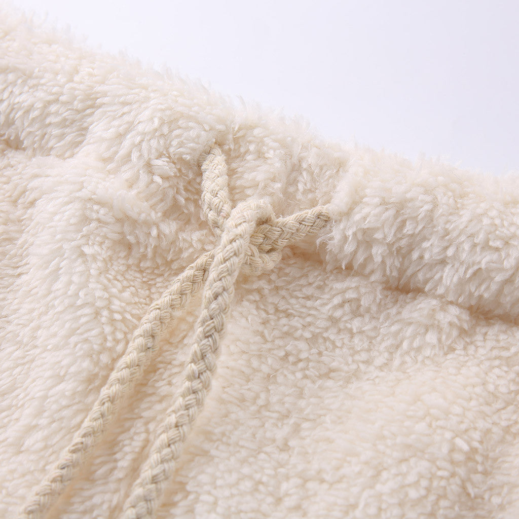 Women’s 3-Piece Plush Home Loungewear Set, Elegance Couture