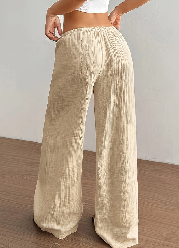 Women’s Casual Everyday Pants Comfortable Fit, Elegance Couture