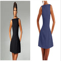 Sexy Slim Fit Backless Sleeveless Summer Mini Dress, Elegance Couture