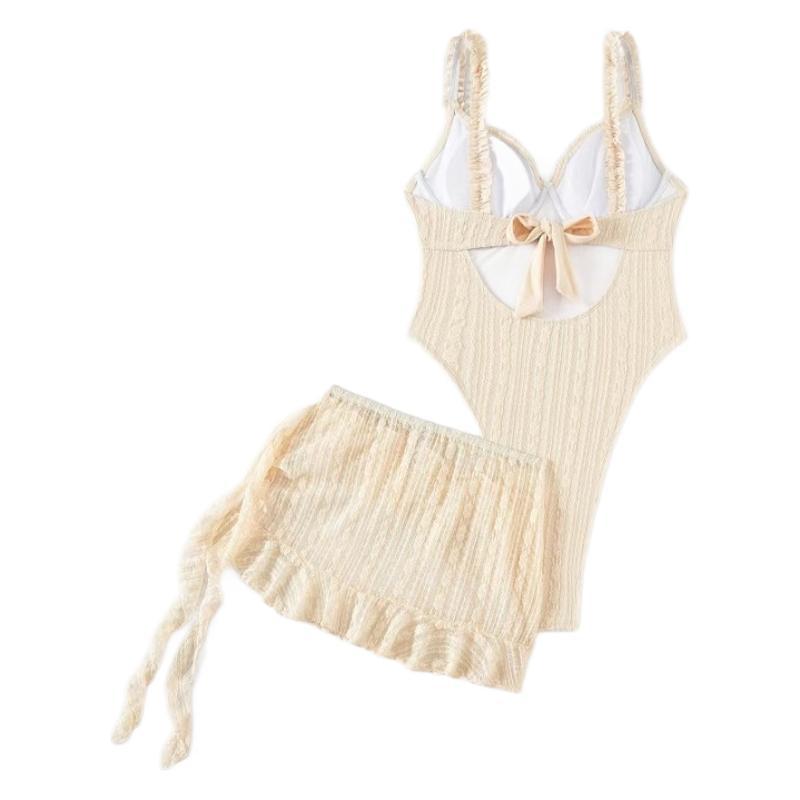 Women’s Skirt and Jumpsuit Swimwear Set, Elegance Couture