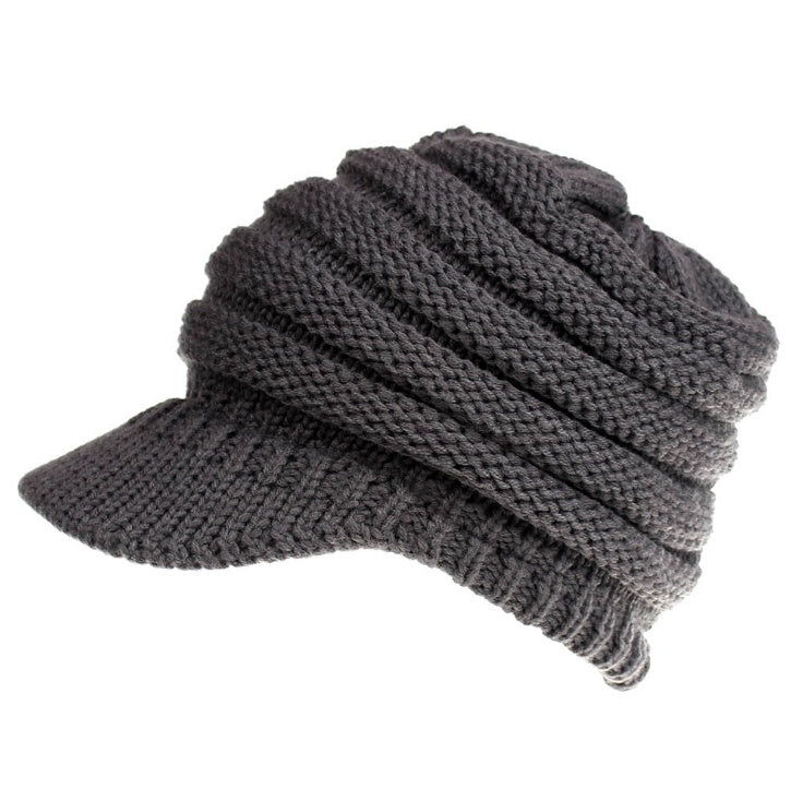 Women’s Ponytail Beanie Winter Knitted Warm Hat, Elegance Couture